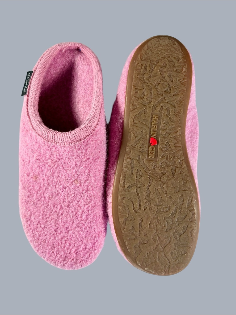 Garnet Hill Women’s Haflinger Classic Boiled Wool Slippers - Picture 7 of 15